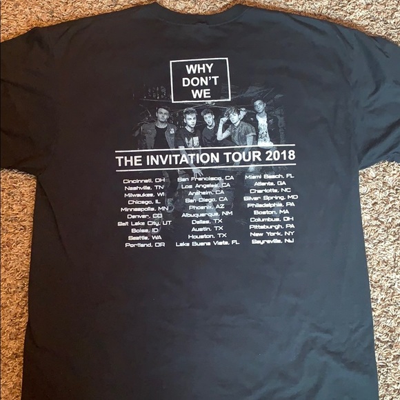Short sleeve why don’t we merchandise - Picture 2 of 2